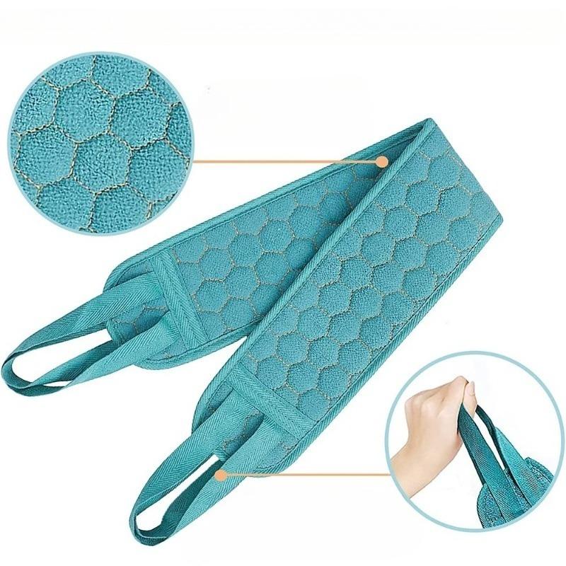 3PCS/set Exfoliating Bath Towel Body Scrubber Exfoliating Gloves Back Scrubber Dead Skin Remover Bathroom Massager Accessories