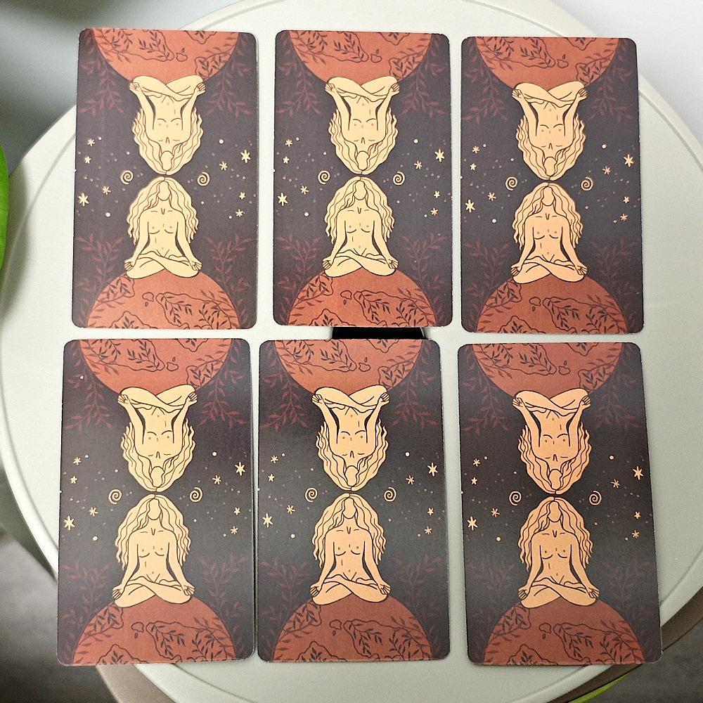 Earth Woman Tarot Deck 10.3*6cm 78 Pcs Tarot Cards Nurture Your Intuition and Celebrate Mother Nature's Wisdom