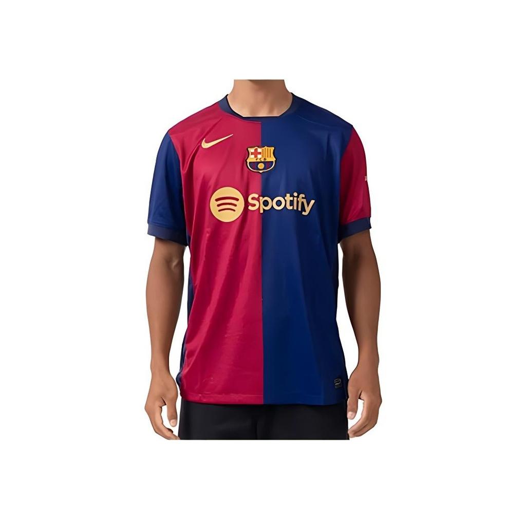 Nike UCL Home FC Barcelona 24/25 Stadium Jersey Deep Royal/Noble Red Men Streetwear FN8797-456