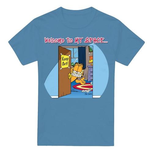 Garfield Mens Welcome To Myspace T-Shirt