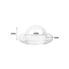 High Clarity Clear Security Camera Dome Cover Acrylic Hemisphere Replacement for Factory Outdoor Surveillance Use