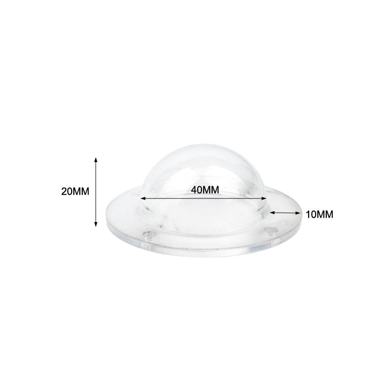 High Clarity Clear Security Camera Dome Cover Acrylic Hemisphere Replacement for Factory Outdoor Surveillance Use