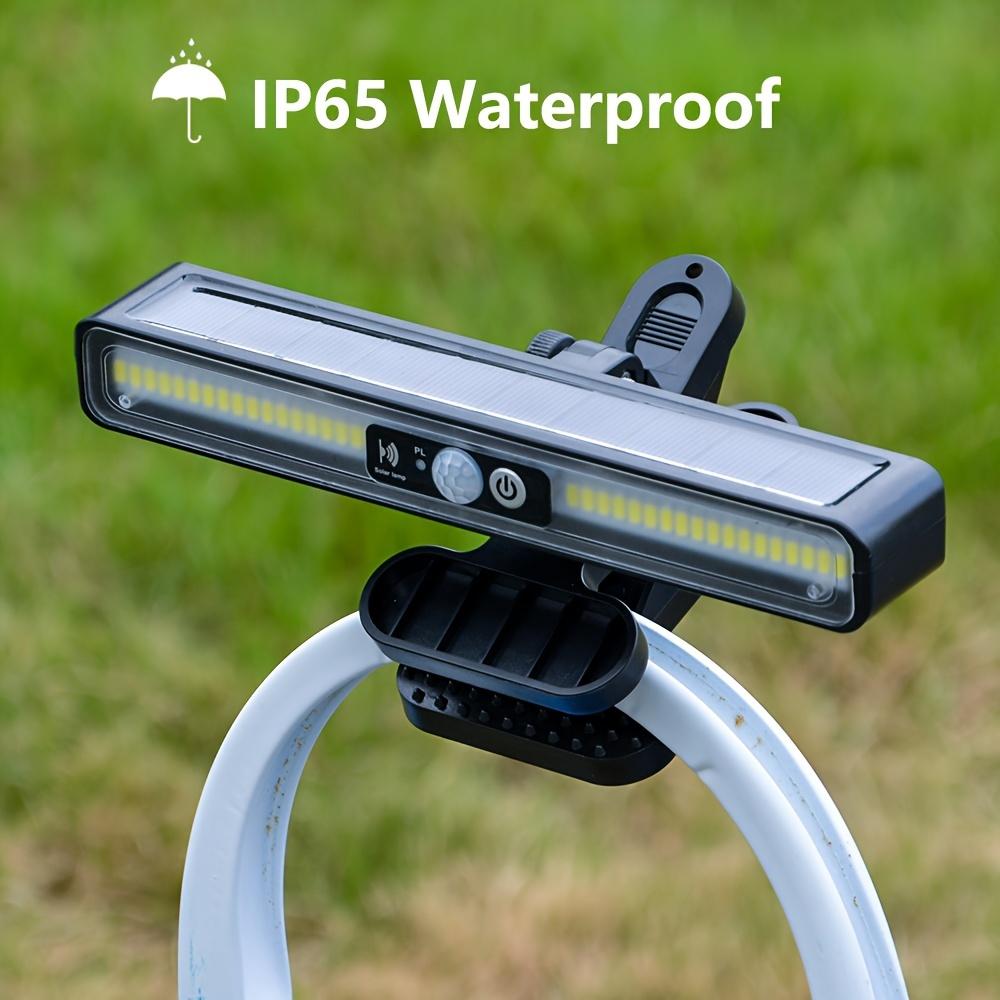 Solar Outdoor Light with Motion Sensor - Easy Clip-On Installation, Button Control, Ideal for Commercial Street Lighting Decor