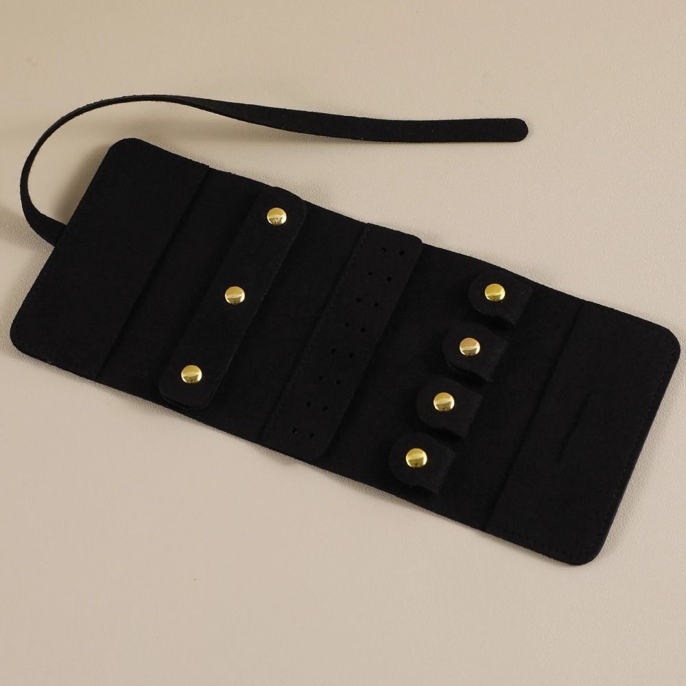 Microfiber Multi-functional Jewelry Roll Bag Travel Bags Jewelry Storage Bag  Travel