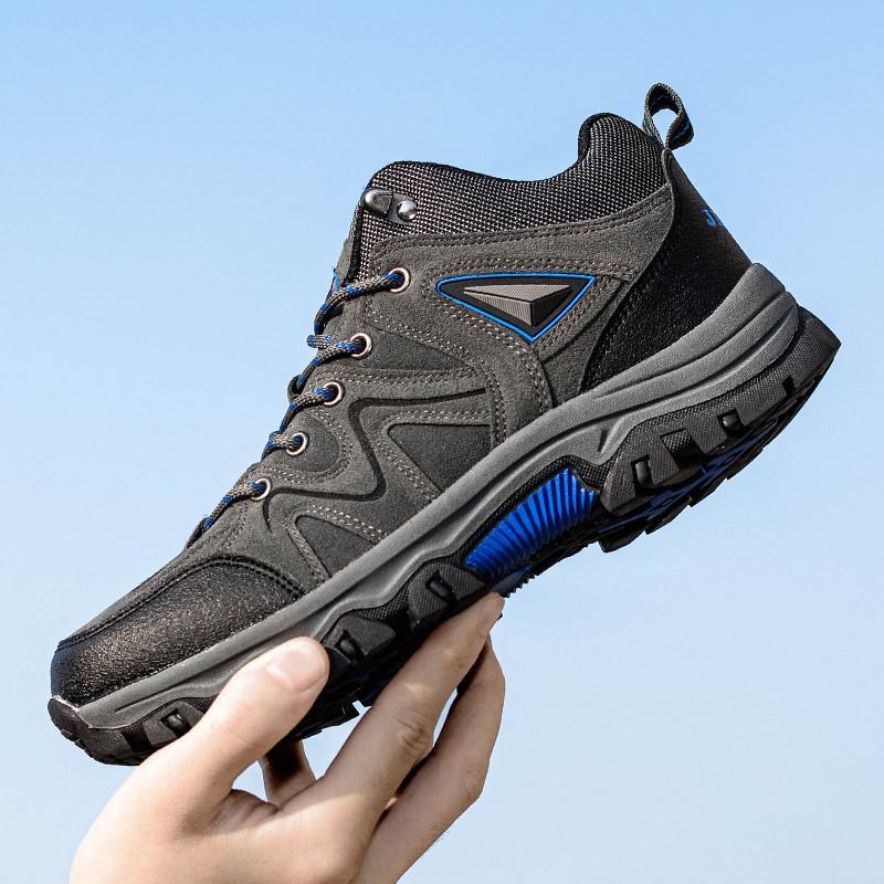 

Мужская обувь больших размеров, утолщенные походные ботинки, водонепроницаемые и нескользящие походные ботинки, бархатные хлопковые туфли, обувь для путешествий на открытом воздухе, уличные зимние ботинки 47