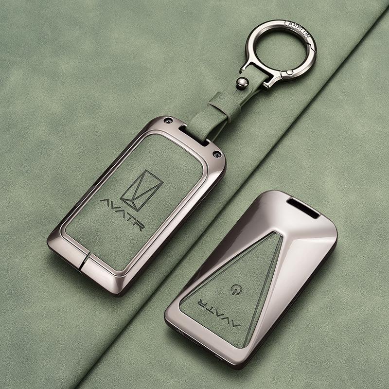 For AVATR 07 06 11 12 Zinc Alloy Key Cover Key TPU Anti-Scratch Key Case Protector Cover Premium Keychain Buckle Car Accessories