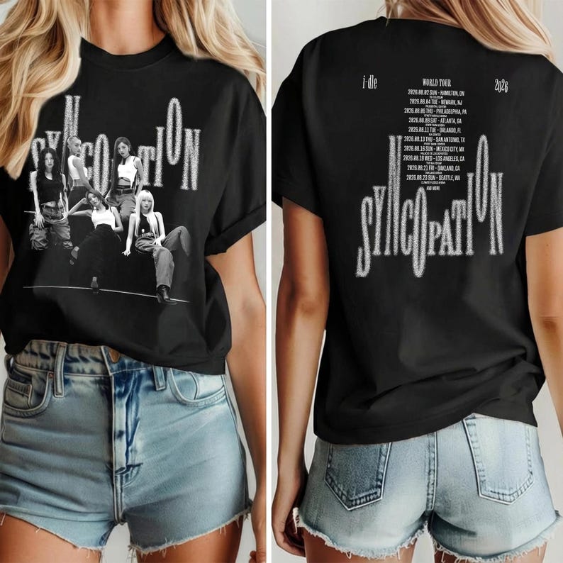 2026 Retro T-shirt, I-dle We Are Album Shirt, I-dle Good Thing Shirt, (G)I-DLE World Tour Idol Shirt, I-dle Members Shirt - 4XL