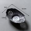 Japanese Retro Pure Tin Coaster Zen Tea Saucer Insulation Pad Old Tin Tea Coaster Cup Holder Tea Ceremony Tea Set Accessories