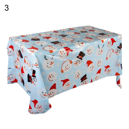 

Покрытие для обеденного стола, практичное, легко чистящееся, яркое, модное, изысканное, рождественское, скатерть для дома 3