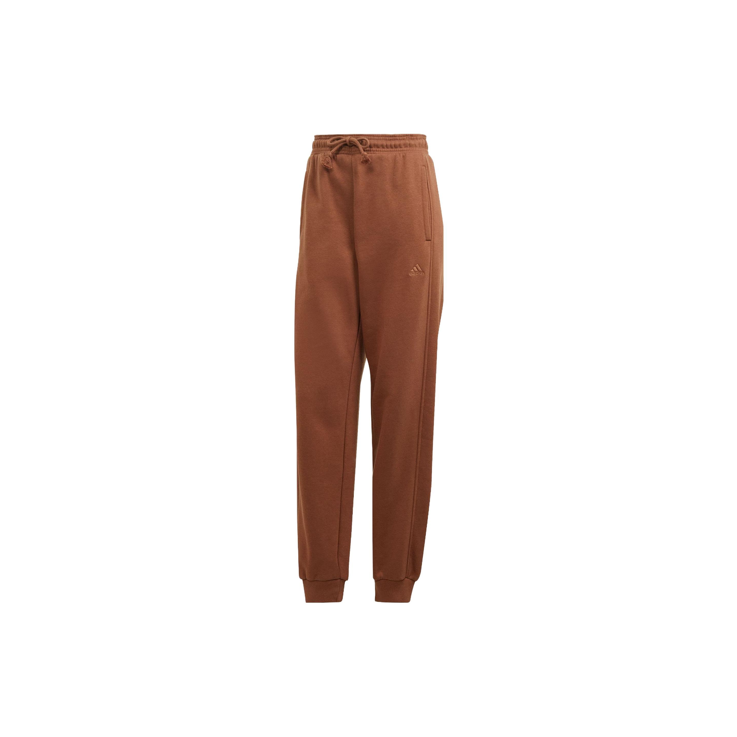 

adidas Essentials 3-Stripes Knit Sweatpants Brown Unisex IM0331 XXL