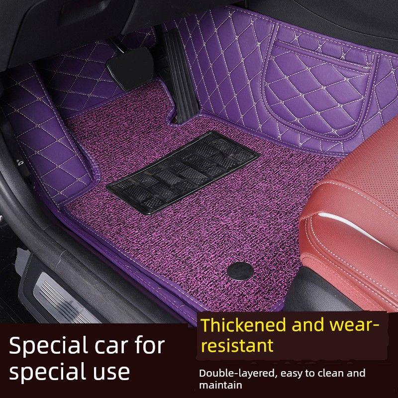 Byd S6 S7 Car Floor Mats, Full-Circle Silk Loop Mats for the Driver's Seat, and Dedicated Foot Mats for the Passenger Seat