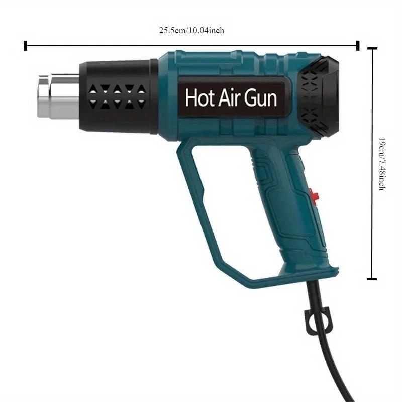 2000W hot air gun with LCD digital display. Used for shrinking oil pipe paint remover/stripper, car decoration/repair