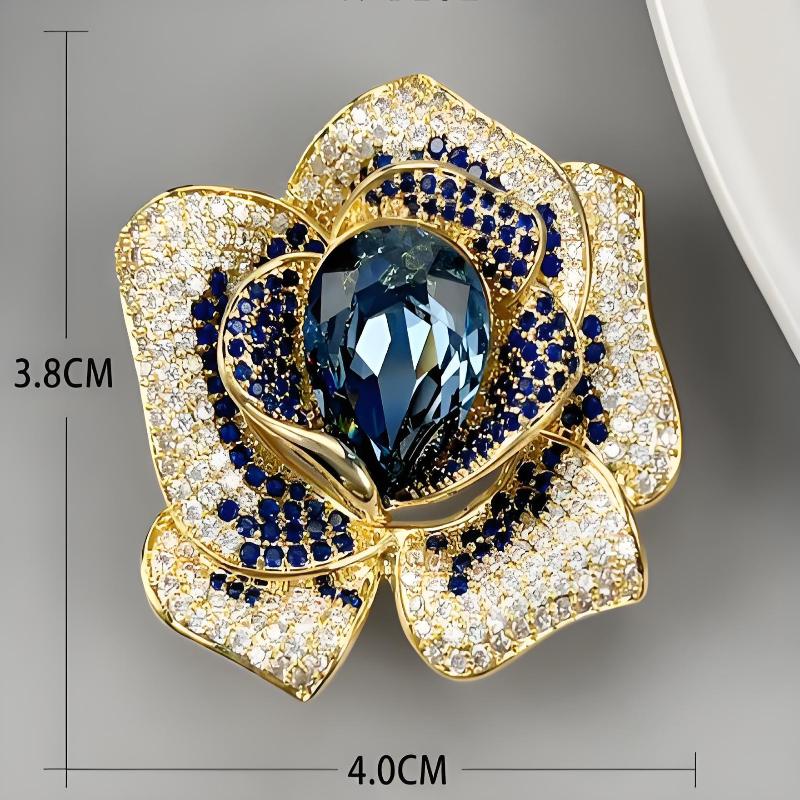 Exquisite Blumenbrosche Für Damen Kleidung Mantel Schmuck Accessoires Geschenke