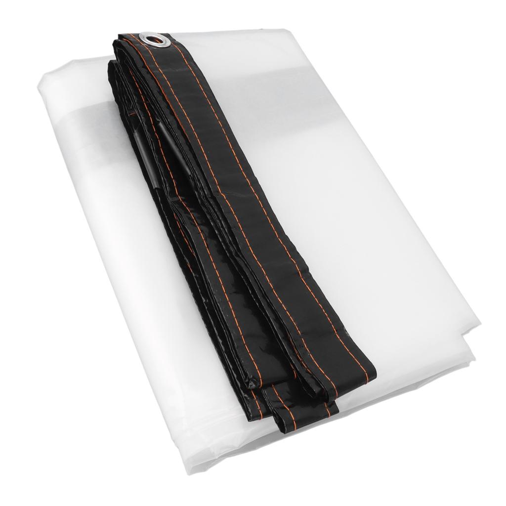 Transparent Tarp Cold Insulation Garden Rainproof Clear Poly Tarp Plant Cover Cloth 6.6 X 8.2ft