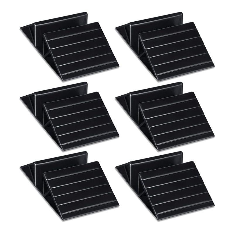 

2025 Trend For Configurable Isolation Fence Support Leg Set-6-Pack Black Pet Door Accessories Free Standing Pet Gate Fencing