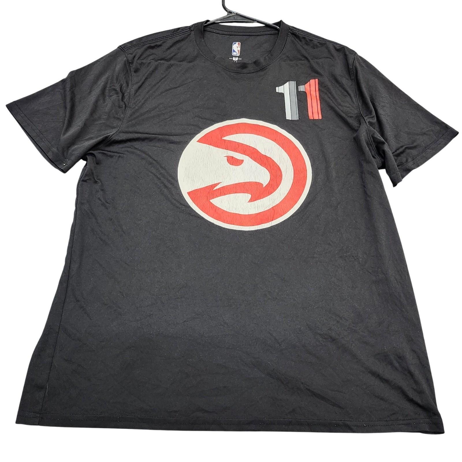 Atlanta Hawks Trae Young 11 NBA Black Graphic Mens XL Short Sleeve Unisex T-Shirt L