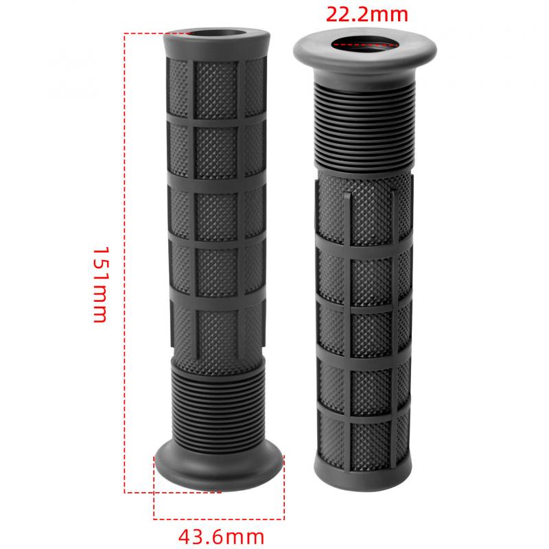TPE Camo High‑Rebound Rubber Bike Handlebar Grips, Anti‑Slip Shock‑Absorbing Cycling Parts for Mountain & Folding Bikes