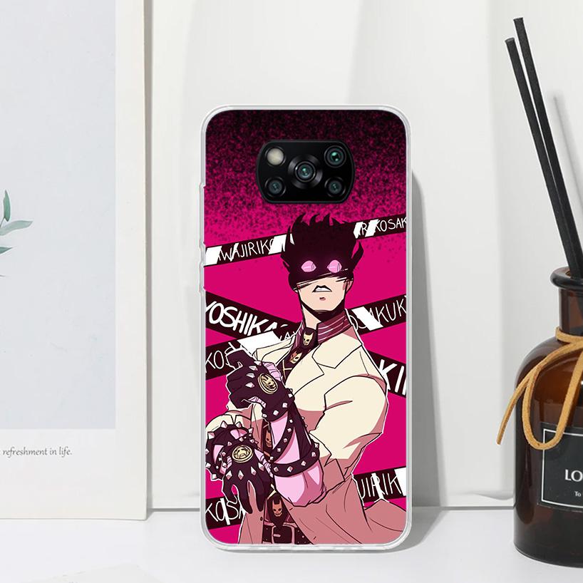 

JoJo Adventure Killer Queen Phone Case For Xiaomi Poco X7 X6 X5 M7 M8 Pro F7 Ultra Redmi 15C 15 13C 13 12C 12 10 10C 10A Art Fun Xiaomi Poco X4 Gt