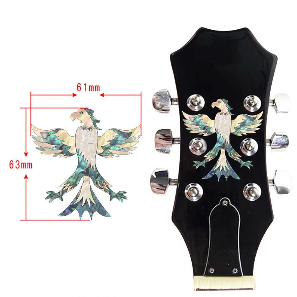 DIY Guitar Head Sticker PVC Guitar Headstock Decal Guitar Panel Sticker  Guitar Beginner Gifts