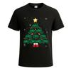 Tractor Christmas Tree Tractor Lover Farmer Mens T-Shirt Party Novelty Tee Top