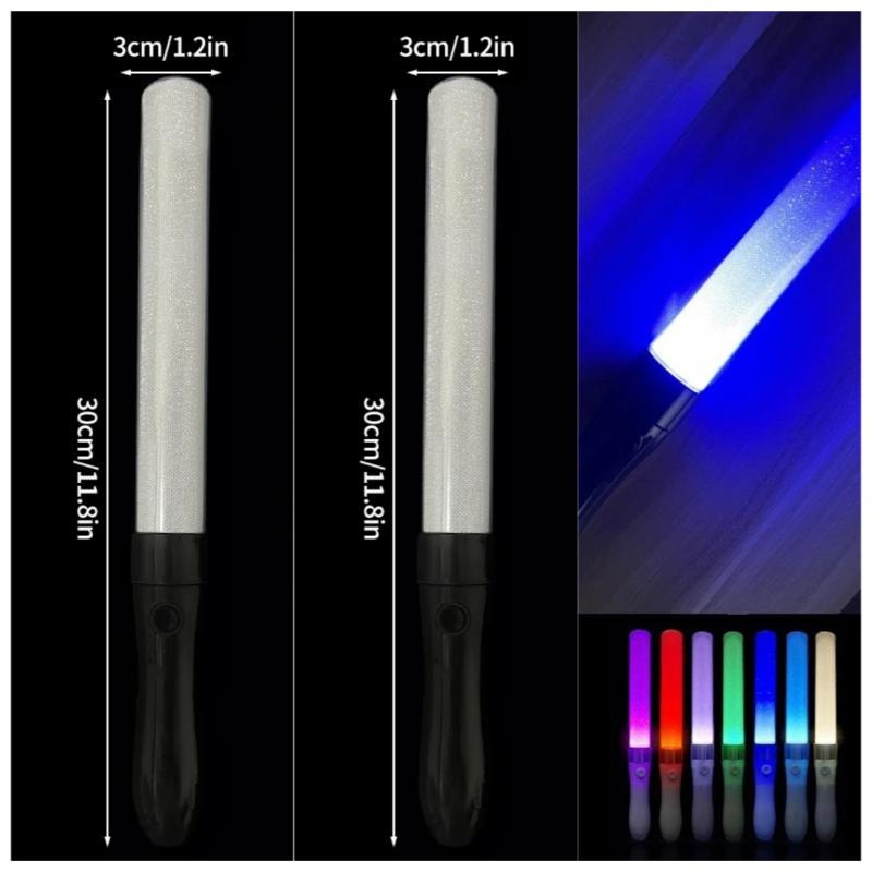 Lysende Lyssverd Glow Sticks Crazy Bryllupsfest Tid Lysende Pinne Kpop Konsert Støtte Klistremerker Festgave