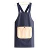 Waterproof Household Work Apron X-Back Dishwashing Cleaning Apron Waiter Sleeveless Apron  BBQ