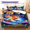 Name Custom Crash Bandicoot Pattern Bedding Set Quilt Cover Pillowcase Home Decor Gift (1 * duvet cover + 2 * pillowcase, without core)