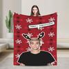 Poplar Singer Justins Biebers Christmas Warm Soft Blanket Plush Throw Blanket Street Outdoor Flannel Bedspread Sofa Bed Cover