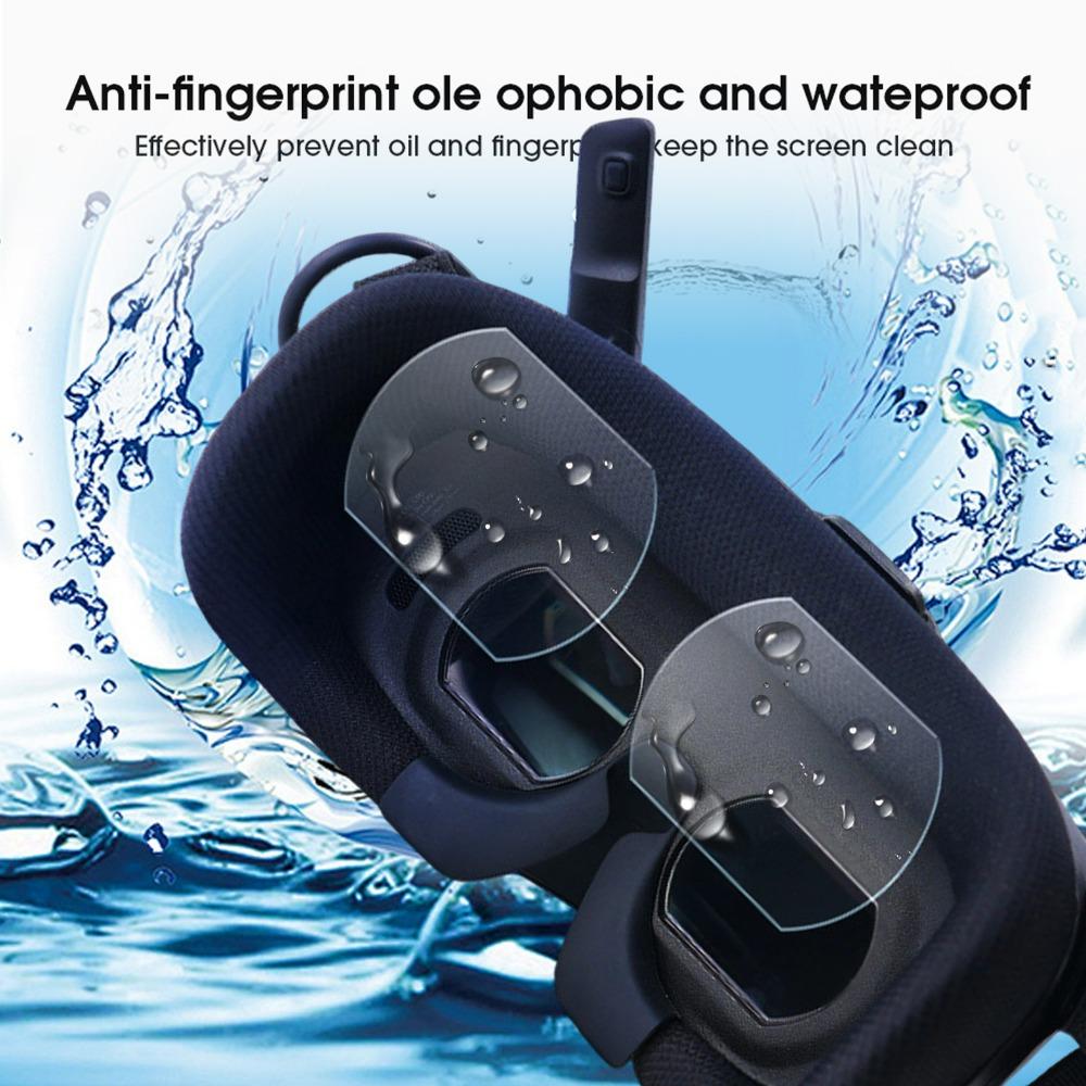 1-5 Set Pellicola Protettiva Schermo in Vetro Temperato per DJI Goggles N3 Copertura Completa Pellicola Protettiva Per DJI N3 AR HD Antigraffio Vetro Trasparente