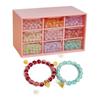 Handmade DIY Beading Kit for Kids: Educational Bracelet & Necklace Craft Set with Glass Beads