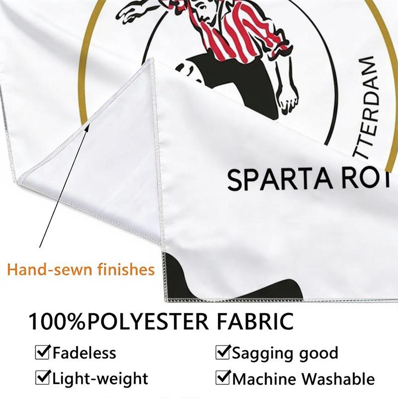 Sparta Rotterdam Wall Tapestry Aesthetic Wall Hanging Printed Fabric Blanket Decorative Tapestries For Bedroom Living Room Home Decor
