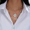3 Stück/Set Y2K Boho Sonnenblumen Fisch Anhänger Choker Halskette für Damen Trend Sexy Bunt Kristall Brustkette Hochzeits Schmuck Geschenk