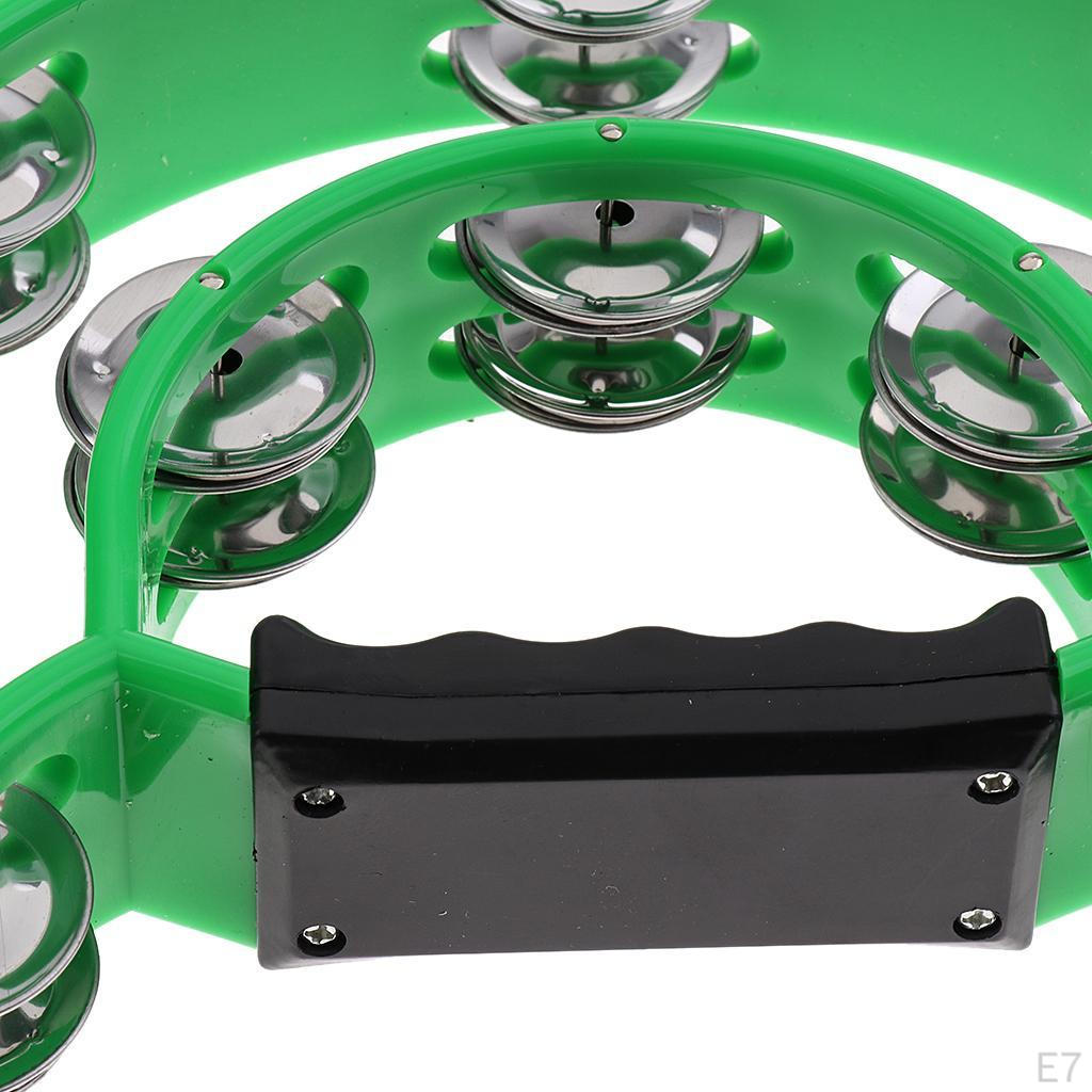 7 Rattle Musical Tambourine Handbell Shaker Drum Accs Parts