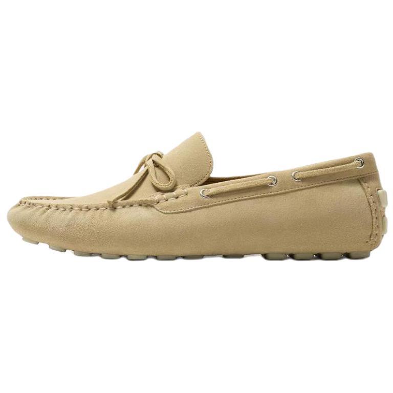 

Zara Модные Удобные Кожаные Лоферы Мужская Обувь Бежевый 2653620102 42