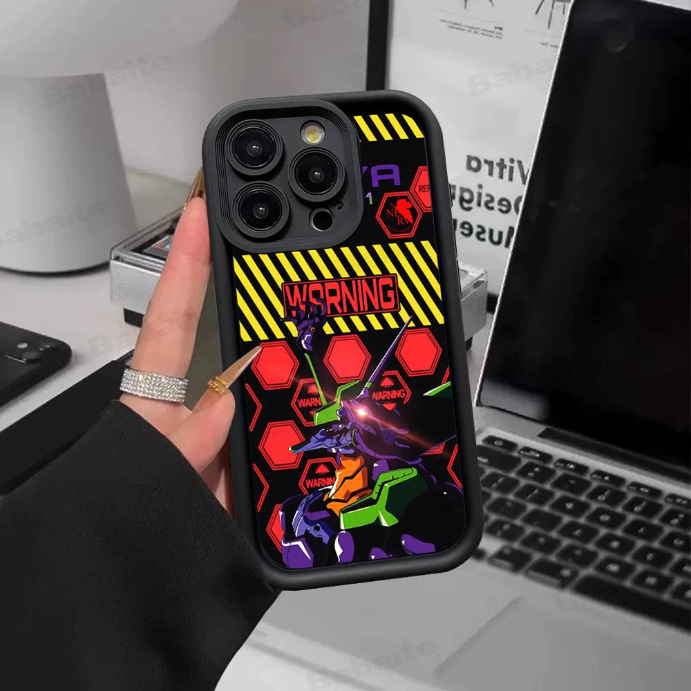 Anime Classic E-evangelion Phone Case For IPhone 17 16 15 14 13 12 11 Pro Max Mini Plus Soft TPU Back Cover