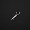Men Tassel Sticks Earrings Pendientes Jewelry for Women Stainless Steel Piercing Hoop Earrings