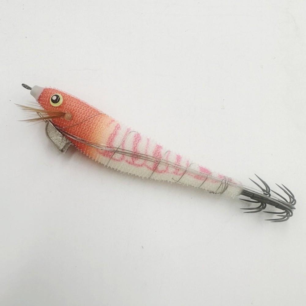 2pcs Luminous Squid Jig UV laser Artificial Bait Fishing Bait Luminous Squid Bait Octopus Fishing