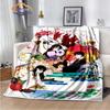 Caricature Inuyasha Fashion Blanket Sesshoumaru Flannel Warm  Portable Super Soft Children  Girls Gift