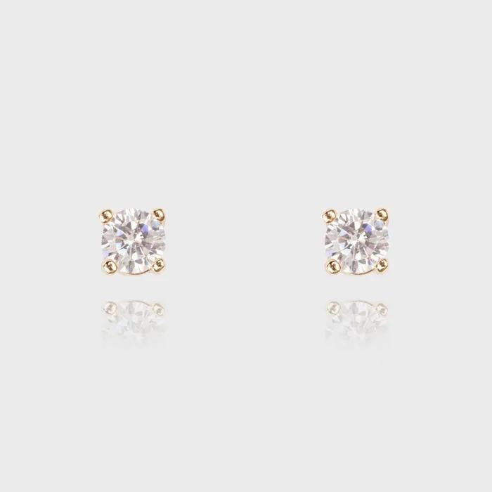 Basic Cubic Earring [Basic Cubic Earrings_2 Colors]