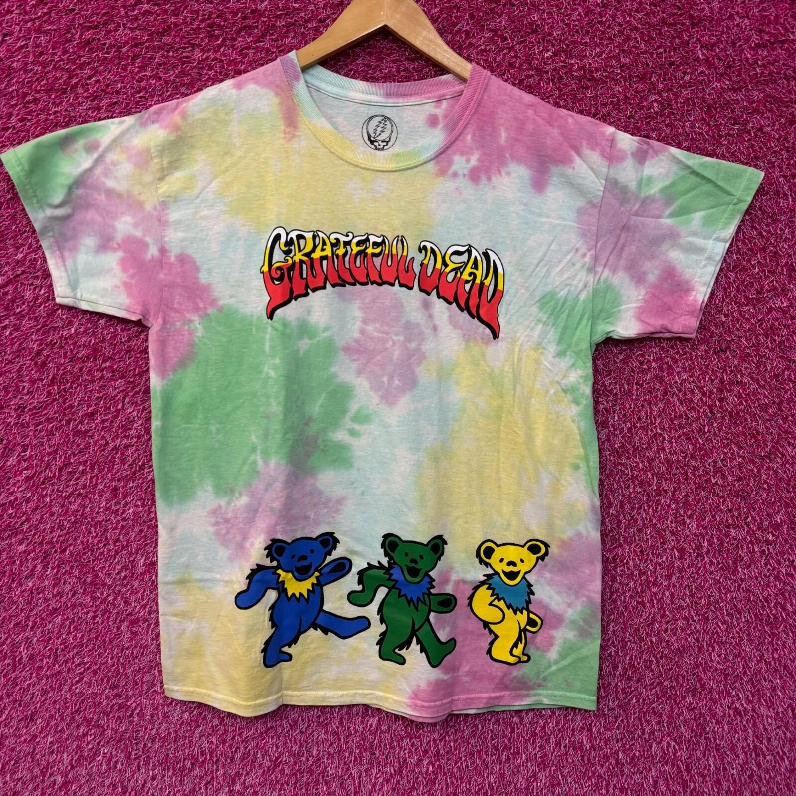 Grateful Dead Dancing Bears Tiedye Tshirt ML XXXL