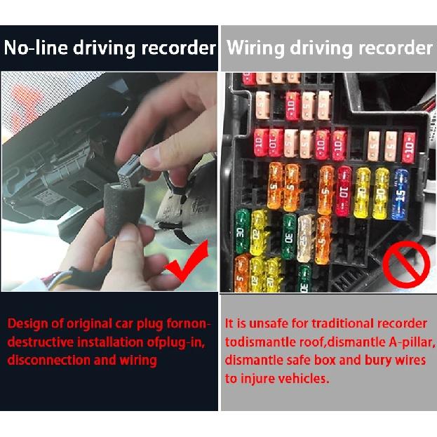 Dash Cam For Volvo XC40 XC60 XC90 S60 V60 S90 V90 V40 S80 XC70 Polestar 2 Car Dvr HD Camera WiFi Driving Recorder Auto Parts