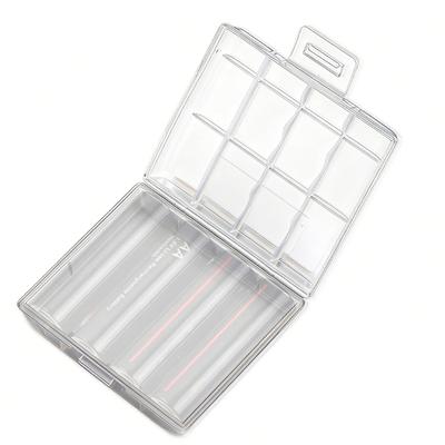Durability PP Battery Protector Box AntiCrush Case for 1-4pcs 2A 3A Batteries Impact Resistance Organizers Holder
