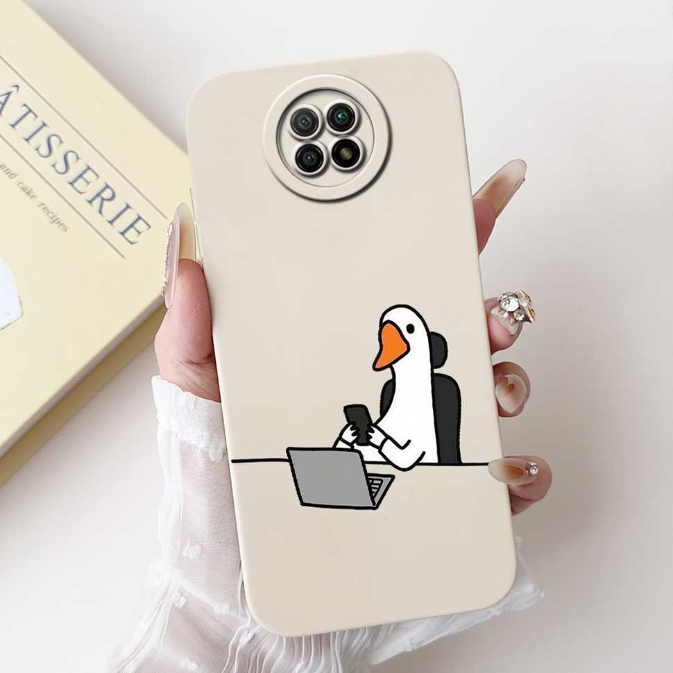 For Redmi Note 9 5G M2007J22C Case Cartoon Rabbit Soft Silicone Matte Cover For Xiaomi Redmi Note9 5G 6.53" Flower Shell Capa