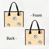 Cute Geometric Pattern Tote Bag Casual Large Capacity Daily Shoulder Handbag