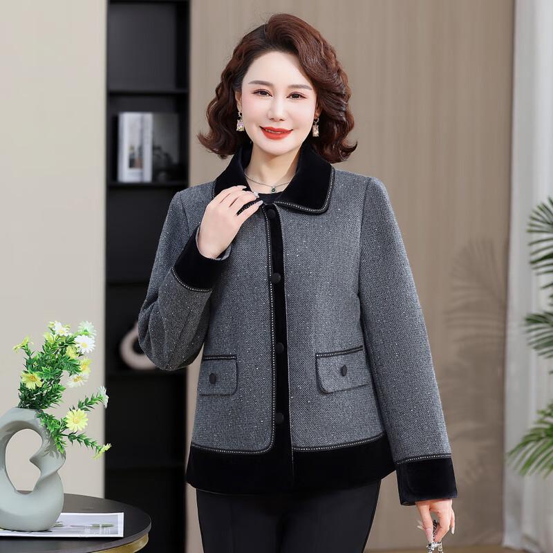 Yalu Fashionable Autumn Jacket for Middle-Aged Women