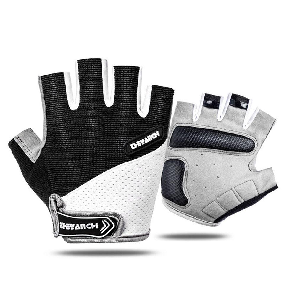 

GTUBIKE Cycling Gloves Bicycle Gloves Mountain Bike Gloves – Anti Slip Shock Absorbing Padded Half Finger Short Sport Gloves L чорний