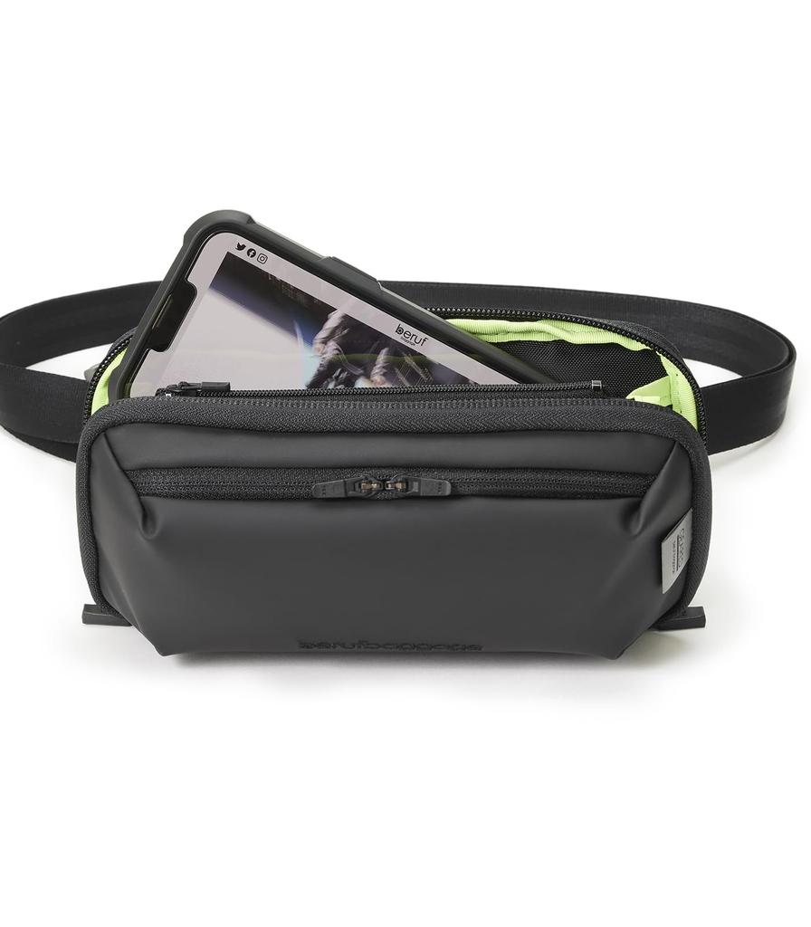 Shoulder Bag URBAN EXPLORER MINI DR Made In Japan Storage Wallet BLACK [Beluf] Smartphone/Passport