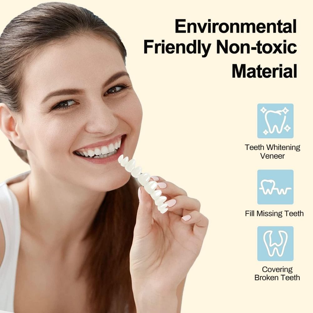 6Pcs Natural Shade Denture Temporary Filling Kit Gap Filling Temporary Tooth Replacement Kit  Home