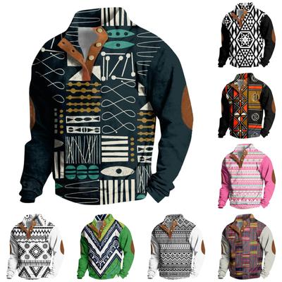Spring And Autumn Men's Standing Collar Sweatshirt Is Outdoor Casual Sweaters Tops
