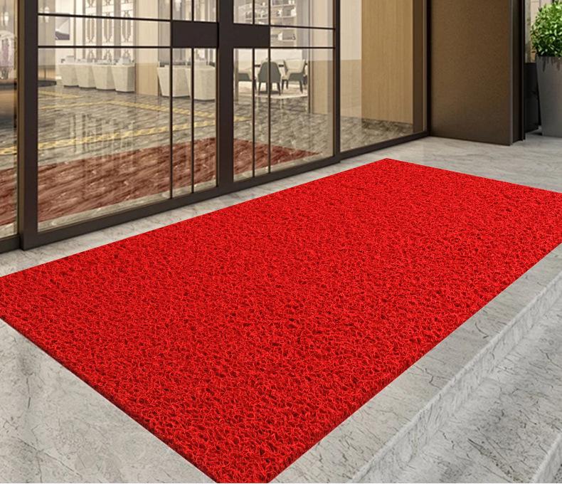Non-Slip Waterproof PVC Hollow Mat - Thickened for Bathroom & Entrance
